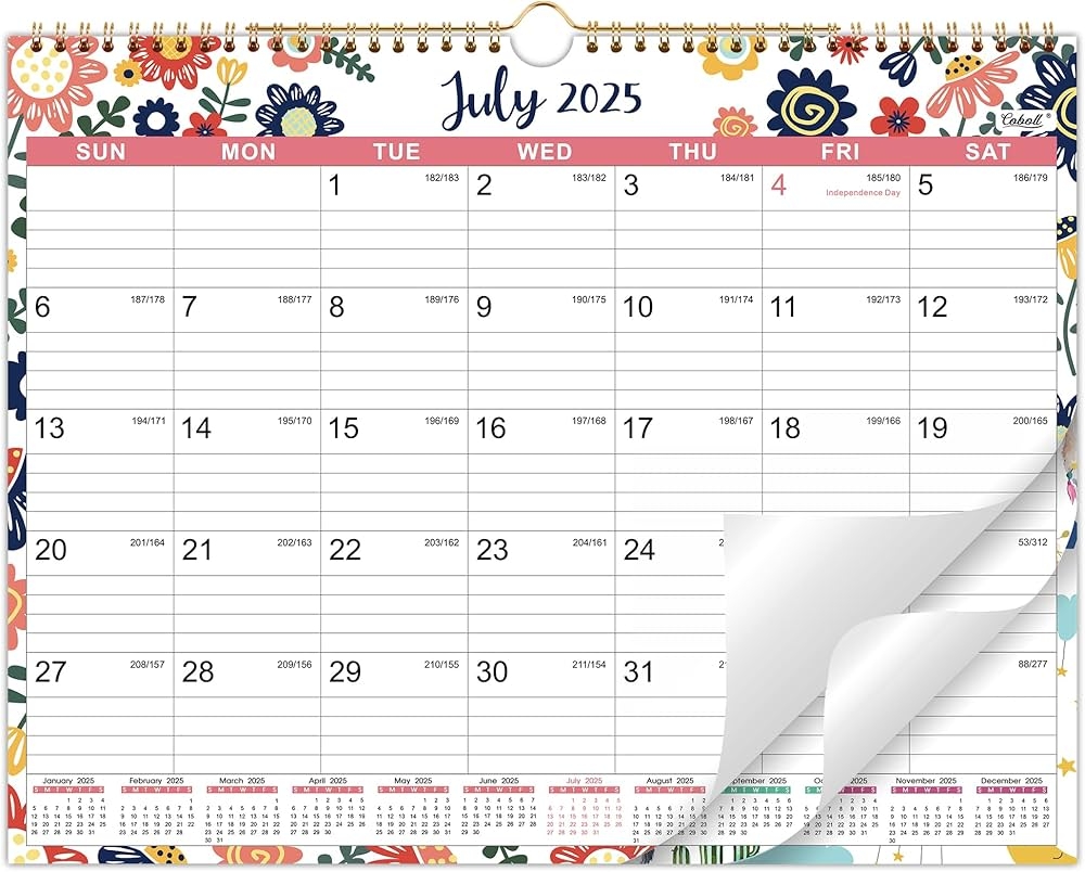 2025 2026 Calendar July 2025 December 2026 Wall Calendar 18 Monthly Calendar 2025 2026 Perfect For School Office U0026 Home Planning 14 75