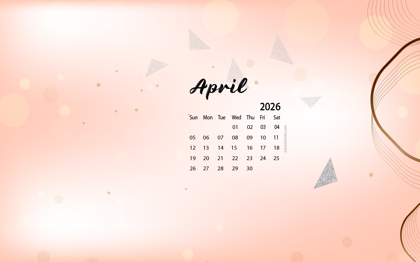 April 2026 Desktop Wallpaper Calendar CalendarLabs April 2026 Desktop Wallpaper Calendar CalendarLabs