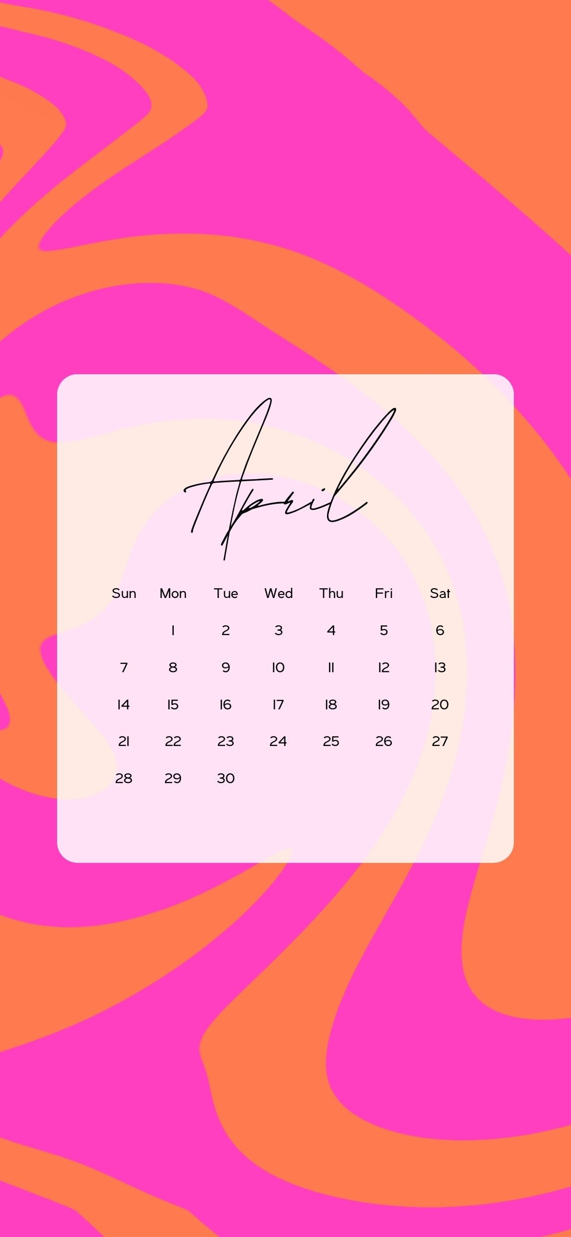 April Calendar Wallpaper Cute Backgrounds For 2024 AnjaHome
