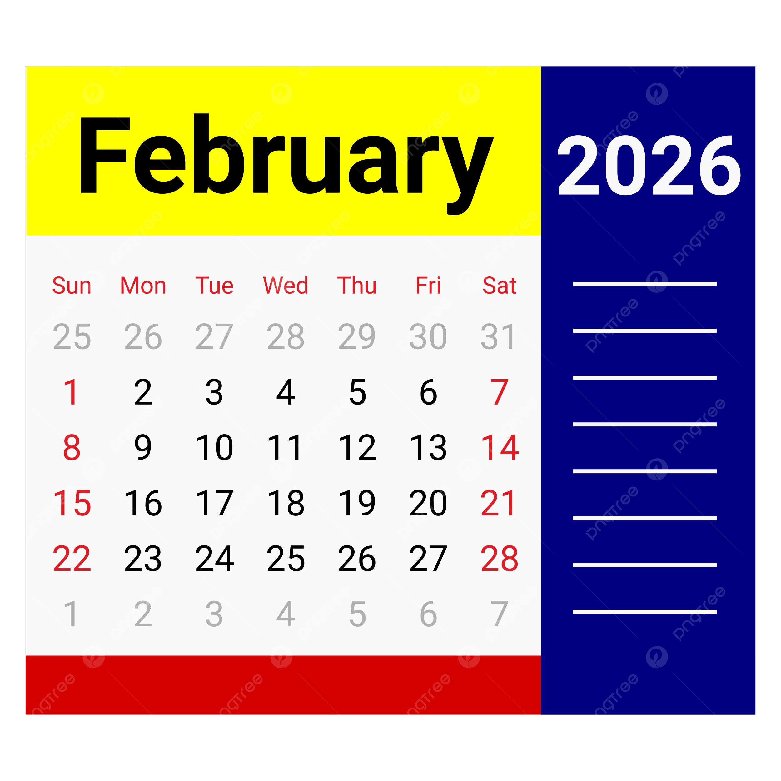 Calendar February 2026 Vector Calendar February 2026 February Calendar February 2026 Vector Calendar February 2026 February