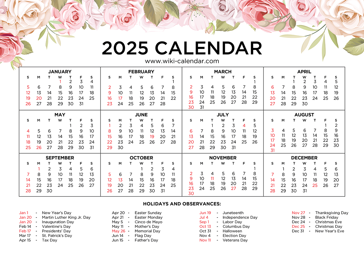 January 2026 Calendar Wiki