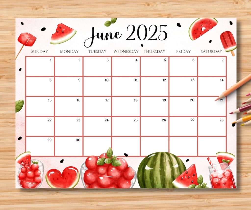 June July August 2025 Calendar Editable - Free Printable Calendar