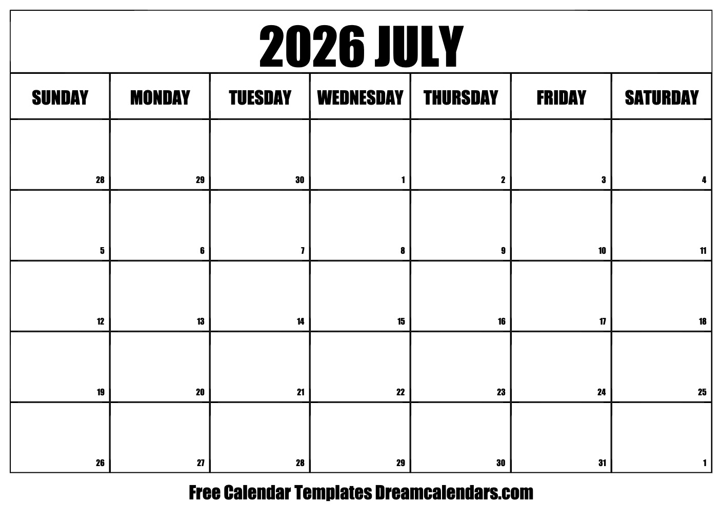 May June July 2026 Calendar With Holidays