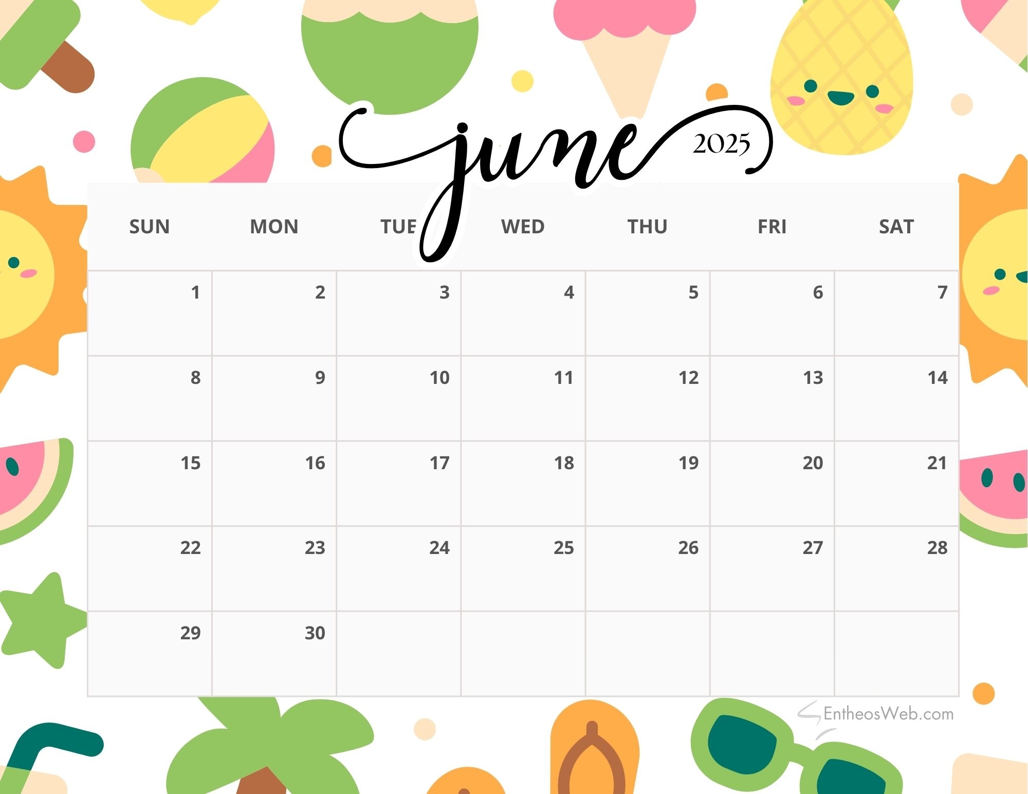 Calendar For June And July 2025 Calendar For June And July 2025