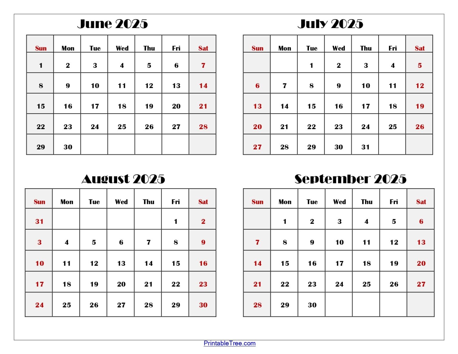 Printable Calendar September 2025 To June 2026 Free Printable Calendar Printable Calendar September 2025 To June 2026 Free Printable Calendar