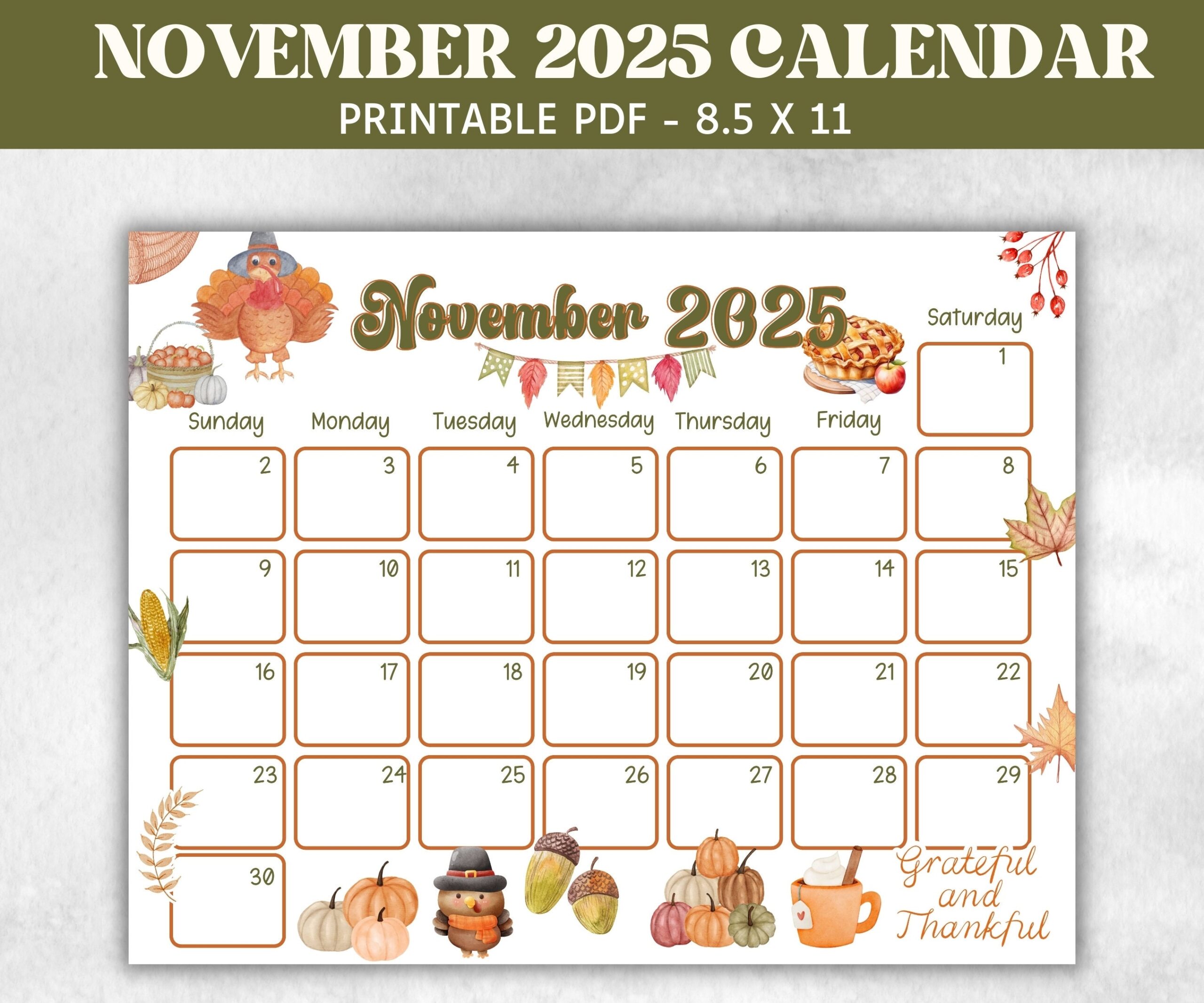 Show Me A Calendar For November 2025