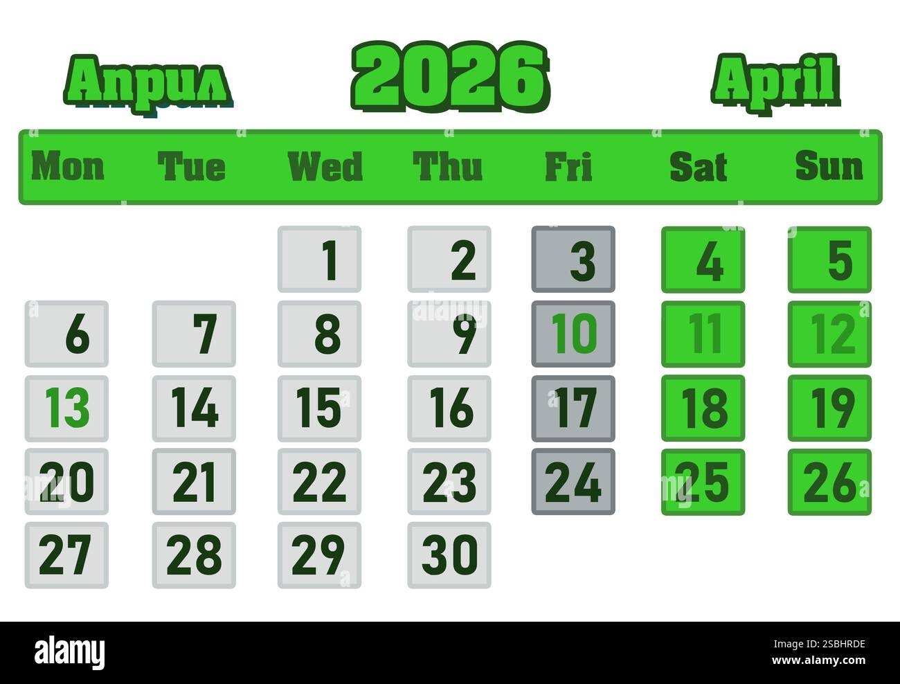 Calendar June 2023 - May 2026