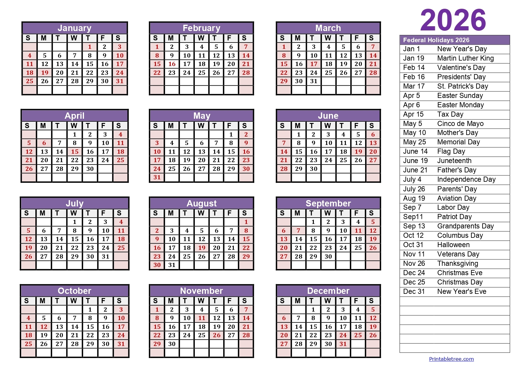 April 2026 Calendar School Holidays