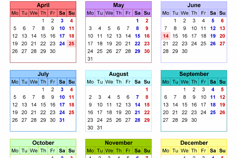 2027 Calendar Australia Printable Free