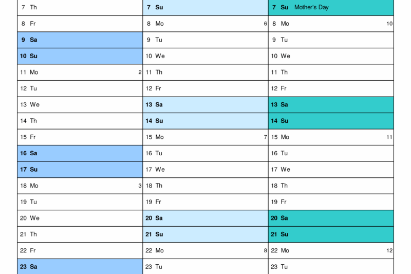 2027 Printable Calendar By Quarter