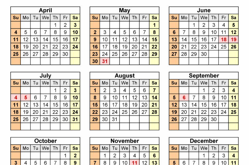 2027 Printable Calendar With Holidays