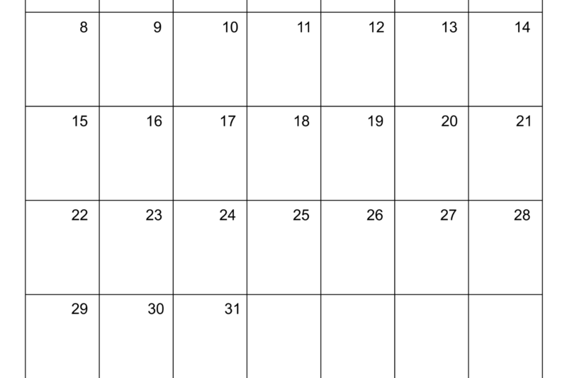 Free August 2027 Printable Calendar