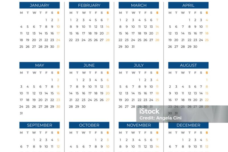 Printable Calendar 2027 General Blue